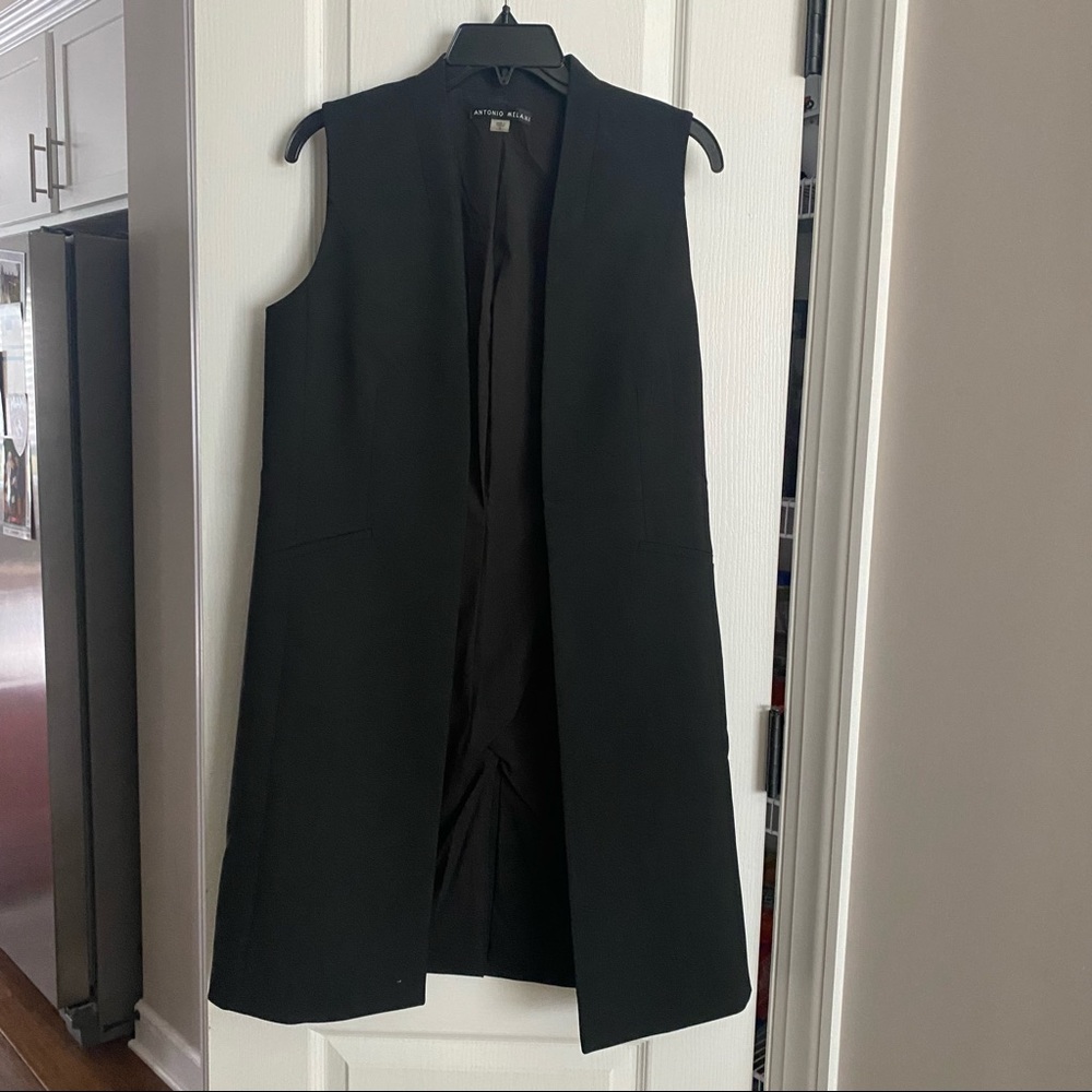 Black Antonio Melani waistcoat size 4